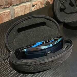 Oakley EV Zero Black and Blue Sunglasses